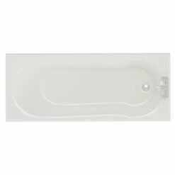 Keyhole 1700mm X 800mm Straight Single Ended Shower Bath