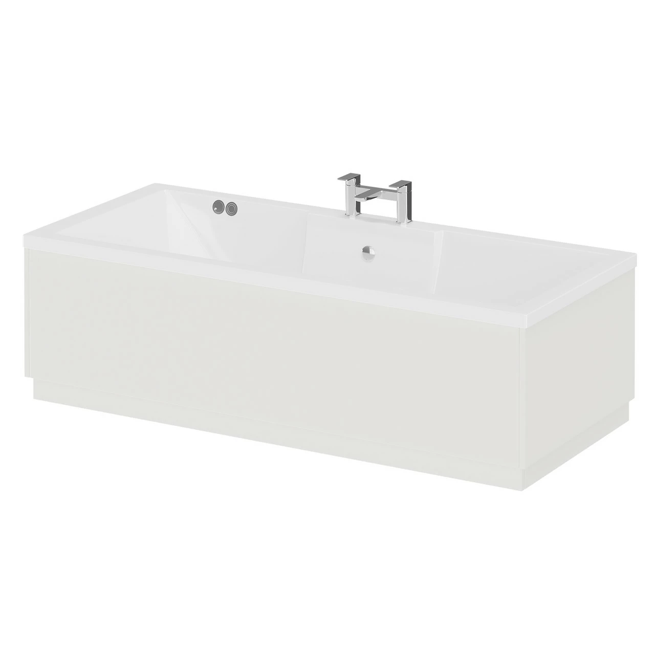 Legend 1700mm X 700mm Right Hand 12 Jet Chrome Flat Jet Single Ended Whirlpool Bath 4 Legend 1700mm X 700mm Right Hand 12 Jet Chrome Flat Jet Single Ended Whirlpool Bath - Image 2