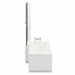 Loire 1700mm Left Hand L Shaped Shower Bath With Towel Rail Bath Screen And Gloss White Front And End Bath Panel 12 Loire 1700mm Left Hand L Shaped Shower Bath With Towel Rail Bath Screen And Gloss White Front And End Bath Panel -Bathroom Products Sales Store loire 1700mm left hand l shaped shower bath with towel rail bath screen and gloss white front and end bath panel side 61395.1691438792