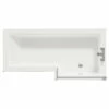Loire 1700mm Right Hand L Shaped Shower Bath With Bath Screen And Gloss Grey Front And End Bath Panel -Bathroom Products Sales Store loire 1700mm right hand l shaped shower bath with bath screen and gloss grey front and end bath panel top 26780.1691438794