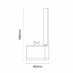 Loire 1700mm Right Hand L Shaped Shower Bath With Polished Chrome Bath Screen And Olive Green Front And End Bath Panels 13 Loire 1700mm Right Hand L Shaped Shower Bath With Polished Chrome Bath Screen And Olive Green Front And End Bath Panels -Bathroom Products Sales Store loire 1700mm right hand l shaped shower bath with polished chrome bath screen and olive green front and end bath panels line side 01379.1688112232