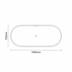 Luxor Black 1650mm X 700mm Double Ended Freestanding Bath 13 Luxor Black 1650mm X 700mm Double Ended Freestanding Bath -Bathroom Products Sales Store luxor black 1650mm x 700mm double ended freestanding bath line top 28414.1652444420