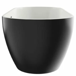 Luxor Black 1650mm X 700mm Double Ended Freestanding Bath 11 Luxor Black 1650mm X 700mm Double Ended Freestanding Bath -Bathroom Products Sales Store luxor black 1650mm x 700mm double ended freestanding bath side 77851.1652444420