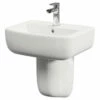 Marlow 550mm Basin With 1 Tap Hole And Semi Pedestal 2 Marlow 550mm Basin With 1 Tap Hole And Semi Pedestal -Bathroom Products Sales Store marlow 550mm basin with 1 tap hole and semi pedestal right 59798.1667579097