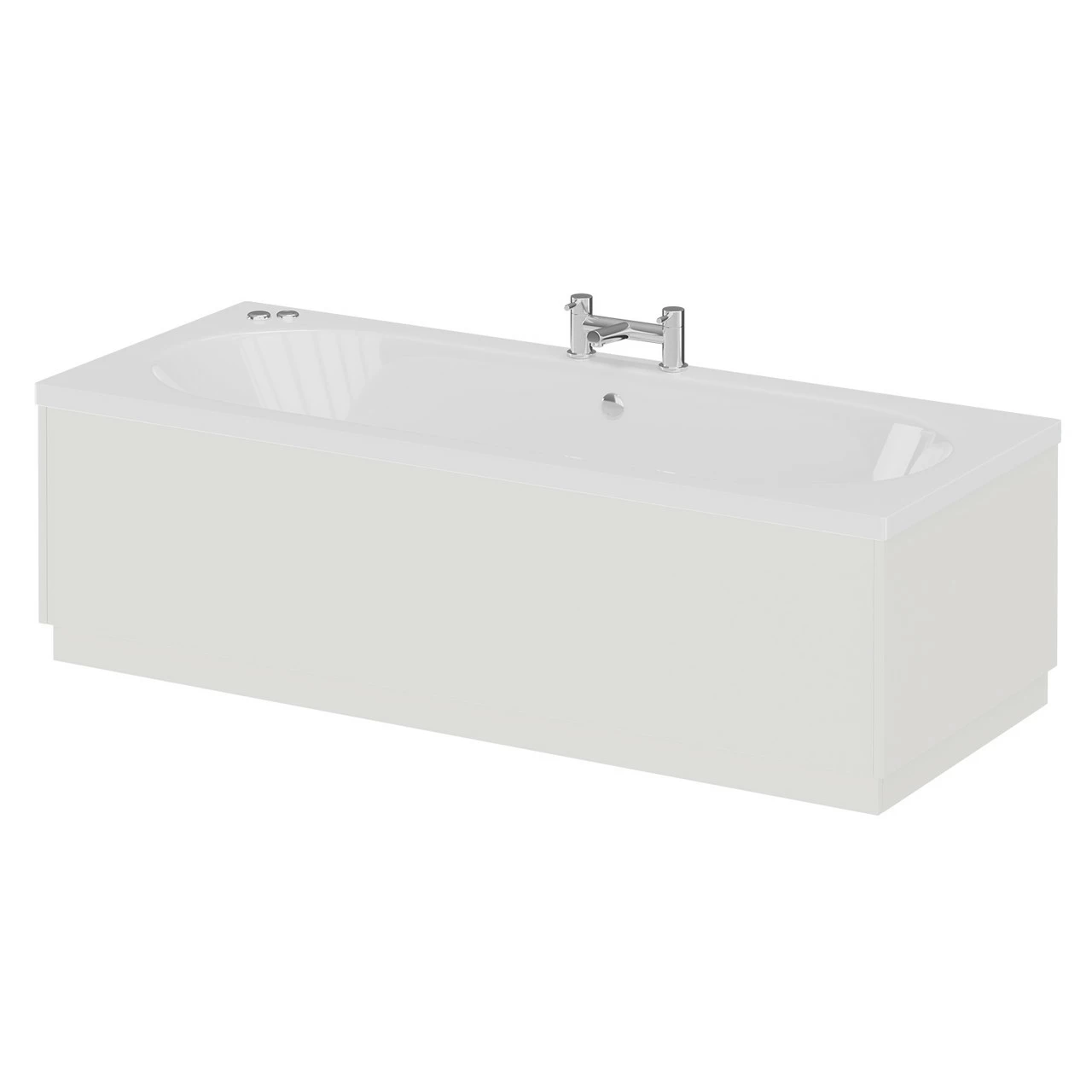 Metropole 1700mm X 700mm 6 Jet Chrome V-Tec Double Ended Whirlpool Bath 4 Metropole 1700mm X 700mm 6 Jet Chrome V-Tec Double Ended Whirlpool Bath - Image 2