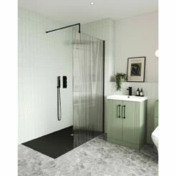 Nuie 1000mm X 1850mm Fluted Wetroom Screen With Matt Black Support Bar - WRFL18510BP 8 Nuie 1000mm X 1850mm Fluted Wetroom Screen With Matt Black Support Bar - WRFL18510BP -Bathroom Products Sales Store nuie 1000mm x 1850mm fluted wetroom screen with matt black support bar wrfl18510bp three 76060.1666714563