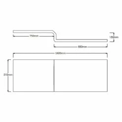 Nuie 1600mm Square Front Bath Panel - WBS303 5 Nuie 1600mm Square Front Bath Panel - WBS303 -Bathroom Products Sales Store nuie 1600mm square front bath panel wbs303 two 04306.1652443940