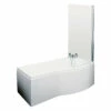 Nuie 1600mm X 850mm Right Hand Square Shower Bath - WBS1685R -Bathroom Products Sales Store nuie 1600mm x 850mm right hand square shower bath wbs1685r 83671.1652443939