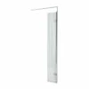 Nuie 300mm X 1850mm Fluted Wetroom Hinged Return Screen With Polished Chrome Fittings - WRFL18530H 2 Nuie 300mm X 1850mm Fluted Wetroom Hinged Return Screen With Polished Chrome Fittings - WRFL18530H -Bathroom Products Sales Store nuie 300mm x 1850mm fluted wetroom hinged return screen with polished chrome fittings wrsbp030h 79262.1686307561