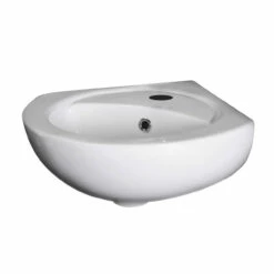 Nuie 450mm X 445mm Wall Hung Corner Basin With 1 Tap Hole - NCU862