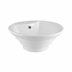 Nuie 460mm Round Counter Top Basin With 1 Tap Hole - NBV006