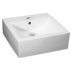 Nuie 460mm Square Counter Top Basin With 1 Tap Hole - NBV102