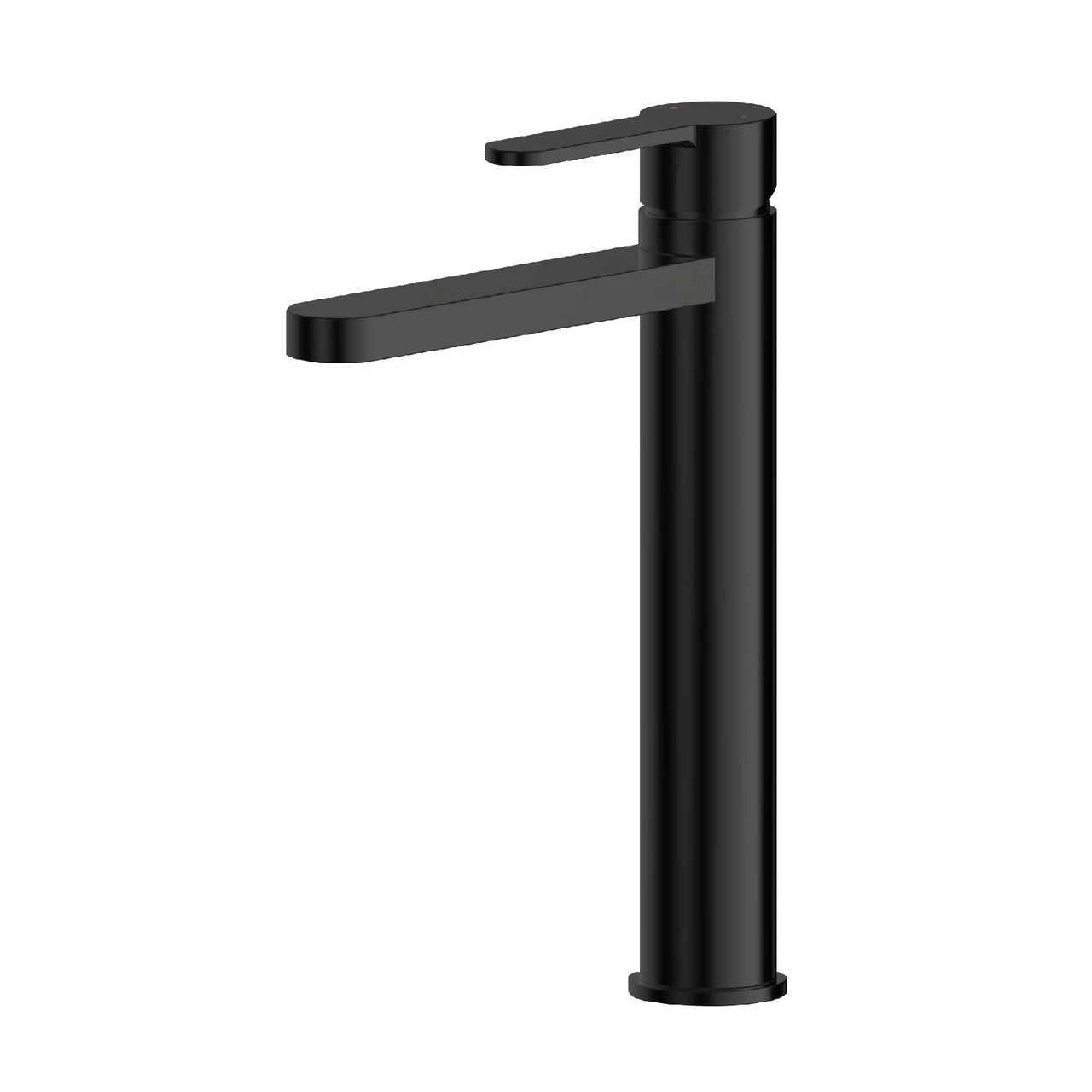 Nuie Arvan Matt Black High Rise Basin Mixer Tap - ARV470 3 Nuie Arvan Matt Black High Rise Basin Mixer Tap - ARV470