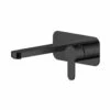 Nuie Arvan Matt Black Wall Mounted 2 Tap Hole Basin Mixer With Plate - ARV428 -Bathroom Products Sales Store nuie arvan matt black wall mounted 2 tap hole basin mixer with plate arv428 61628.1666714275