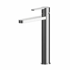 Nuie Arvan Polished Chrome High Rise Basin Mixer Tap - ARV370