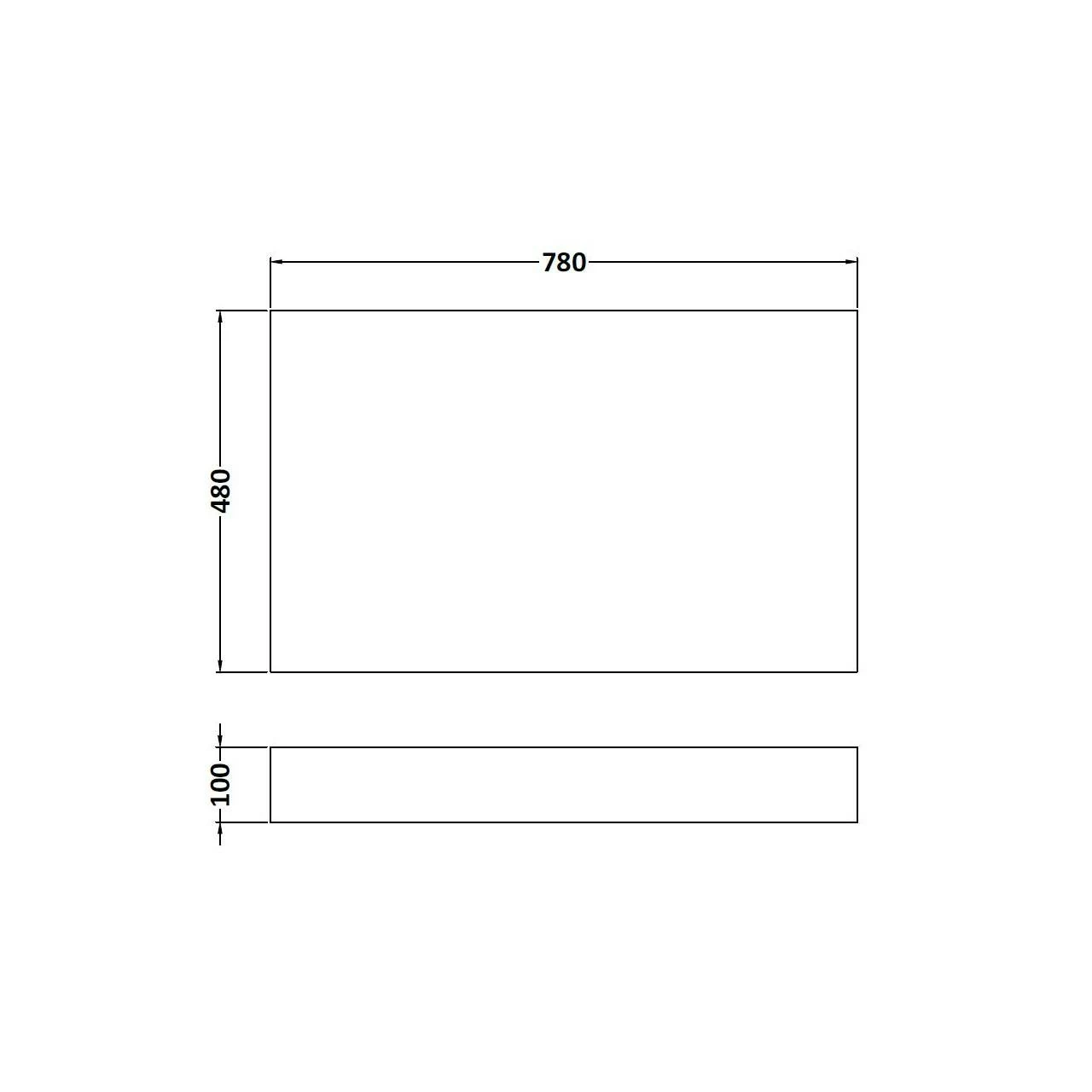 Nuie Atheana Gloss Grey 800mm End Bath Panel With Plinth - OFF972 4 Nuie Atheana Gloss Grey 800mm End Bath Panel With Plinth - OFF972 - Image 2