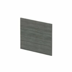 Nuie Athena Anthracite Square Shower 700mm End Bath Panel - MPD531N