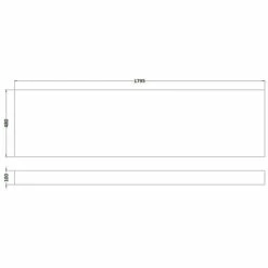 Nuie Athena Driftwood 1800mm Front Bath Panel - MPC107 -Bathroom Products Sales Store nuie athena driftwood 1800mm front bath panel mpc107 four 41406.1652443460