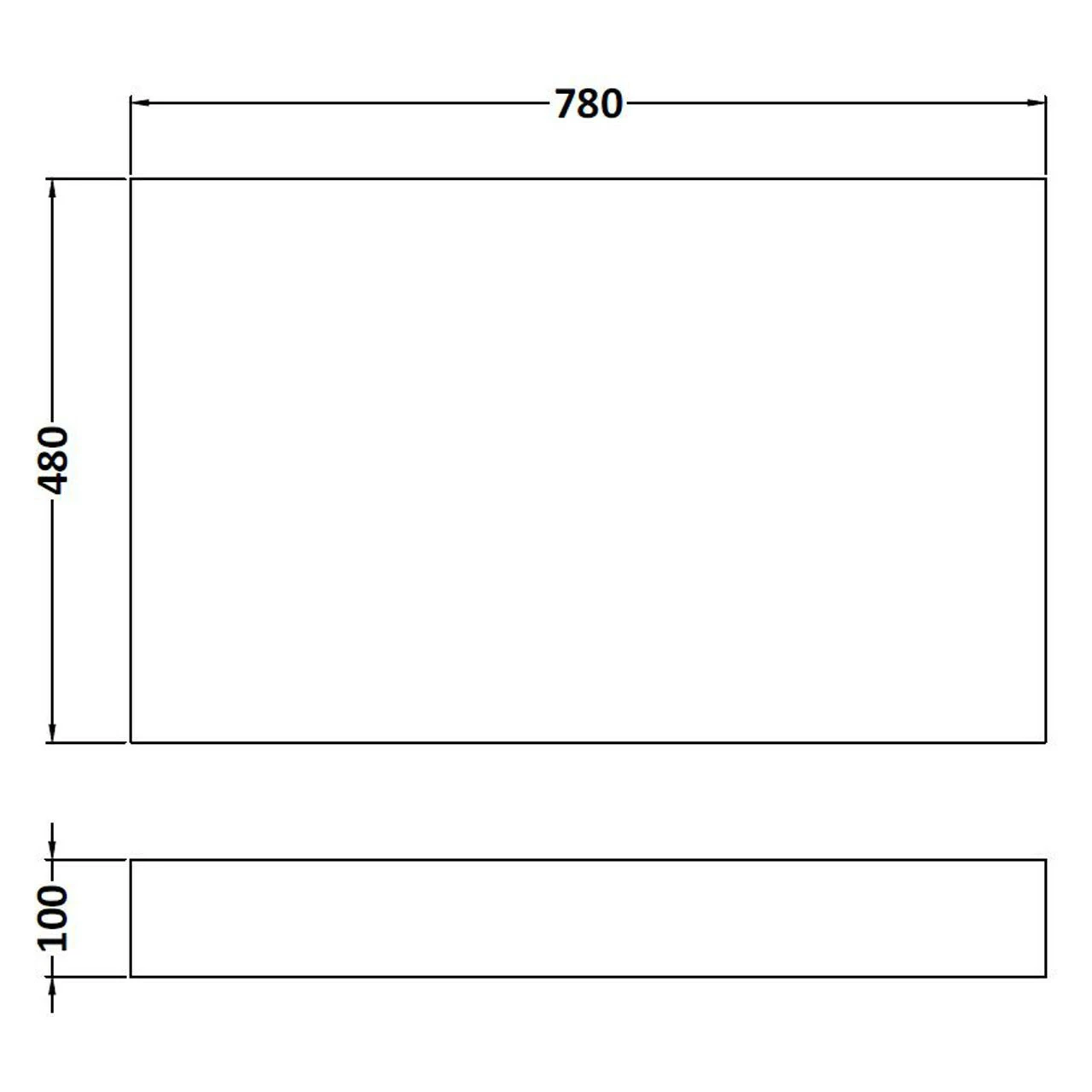 Nuie Athena Driftwood 800mm End Bath Panel - MPC113 4 Nuie Athena Driftwood 800mm End Bath Panel - MPC113 - Image 2