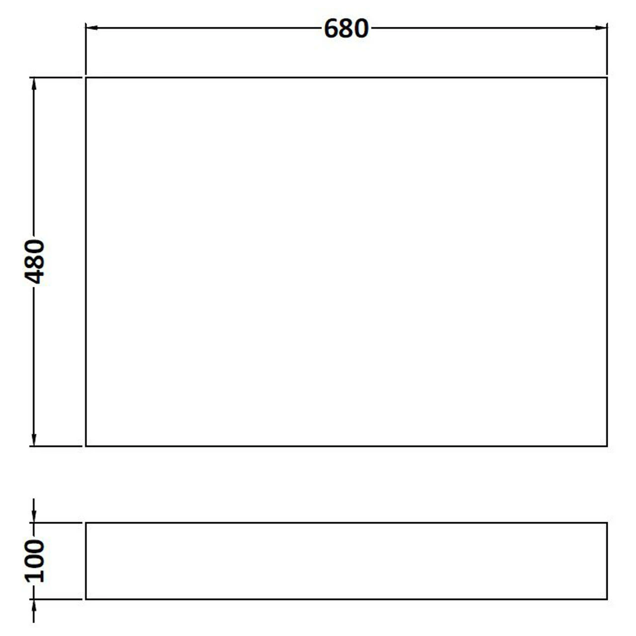 Nuie Athena Brown Grey Avola 700mm End Bath Panel - MPD511 - Image 4
