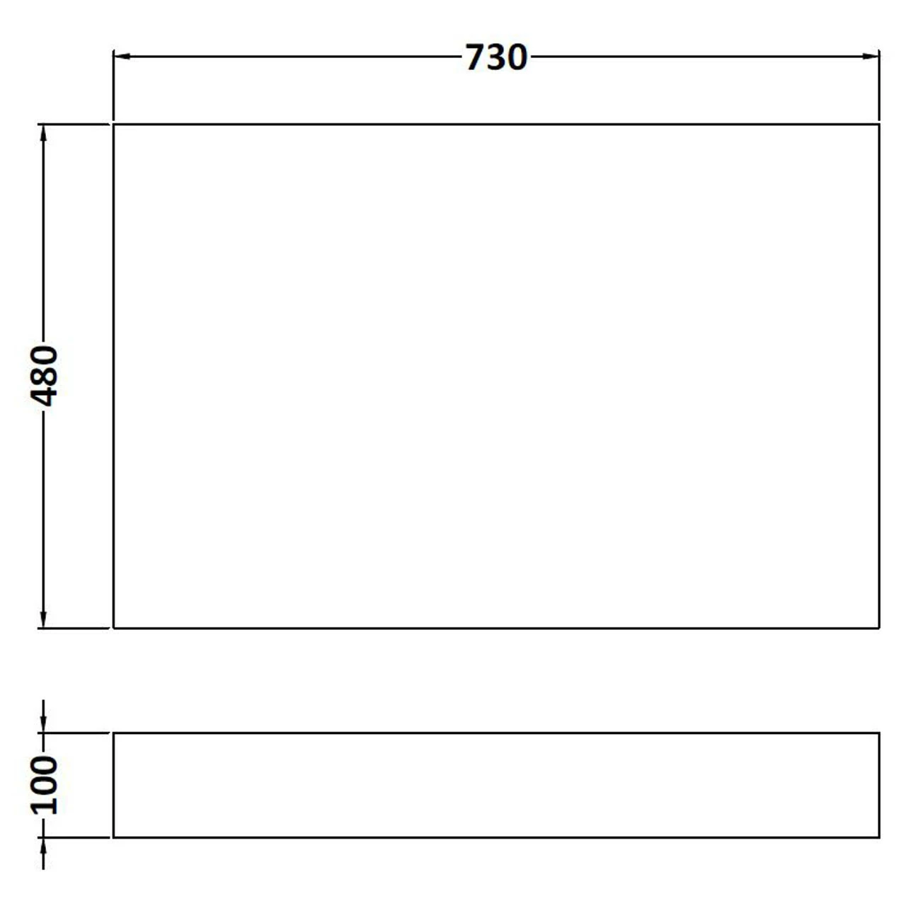 Nuie Athena Brown Grey Avola 750mm End Bath Panel - MPD512 4 Nuie Athena Brown Grey Avola 750mm End Bath Panel - MPD512 - Image 2