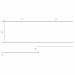 Nuie Athena Hacienda Black Square Shower 1700mm Front Bath Panel - MPD635 9 Nuie Athena Hacienda Black Square Shower 1700mm Front Bath Panel - MPD635 -Bathroom Products Sales Store nuie athena hacienda black square shower 1700mm front bath panel mpd635 four 47279.1652443472