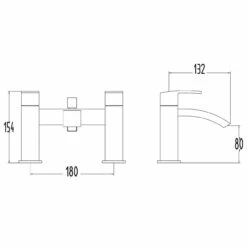 Nuie Bath And Shower Mixer Tap With Shower Kit And Bracket - TSI304 9 Nuie Bath And Shower Mixer Tap With Shower Kit And Bracket - TSI304 -Bathroom Products Sales Store nuie bath and shower mixer tap with shower kit and bracket tsi304 four 64026.1652443900
