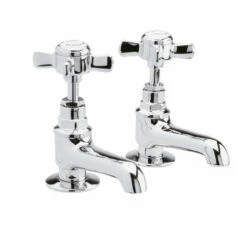 Nuie Beaumont Traditional Crosshead Basin Taps - I321XE