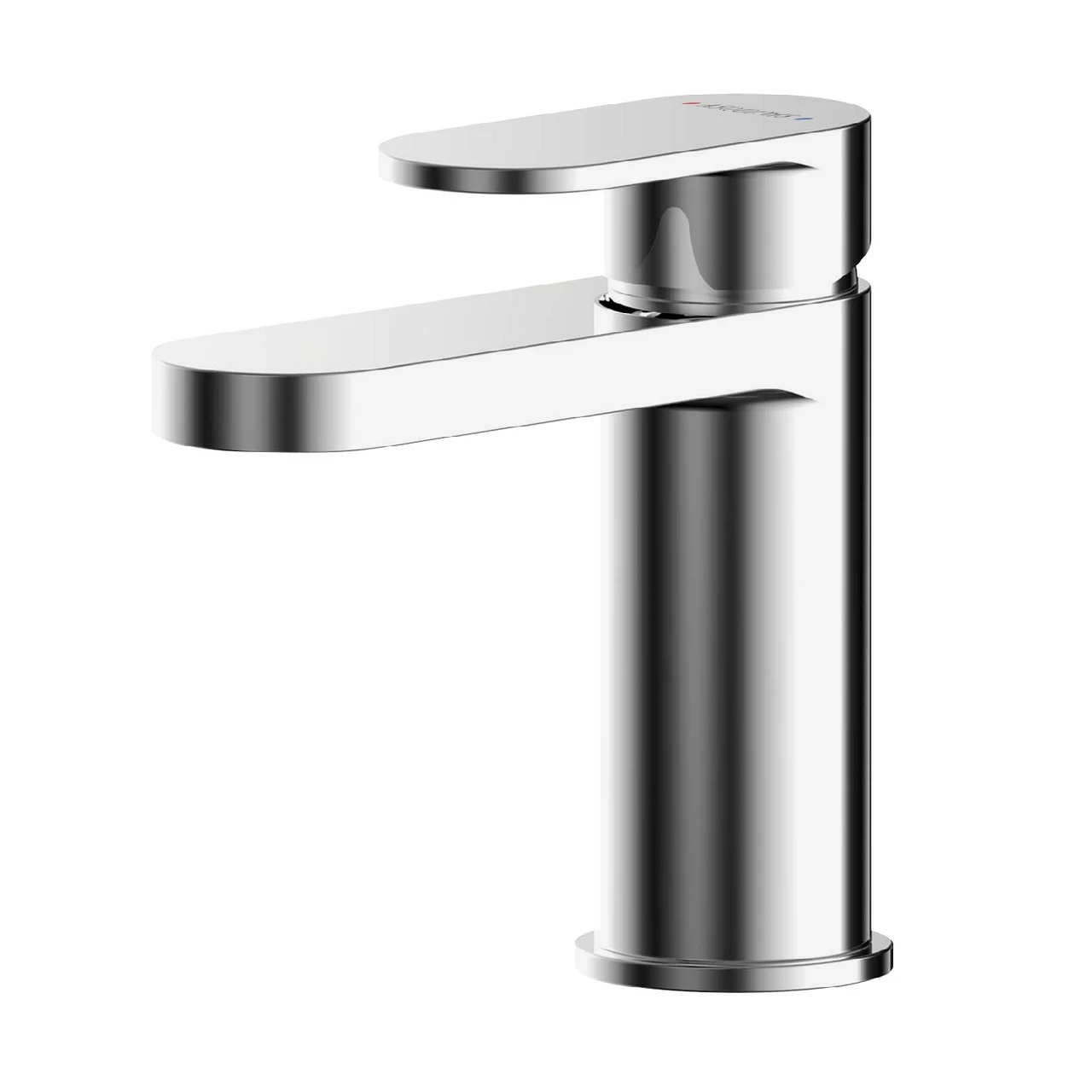 Nuie Binsey Polished Chrome Mini Mono Basin Mixer And Push Button Waste - BIN315