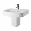 Nuie Bliss 520mm Basin With 1 Tap Hole And Semi Pedestal - CBL011 2 Nuie Bliss 520mm Basin With 1 Tap Hole And Semi Pedestal - CBL011 -Bathroom Products Sales Store nuie bliss 520mm basin with 1 tap hole and semi pedestal cbl011 43060.1652443110