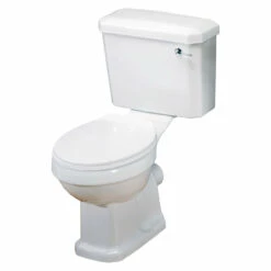 Nuie Carlton Close Coupled Toilet Pan With Cistern And Standard Toilet Seat - CCT003
