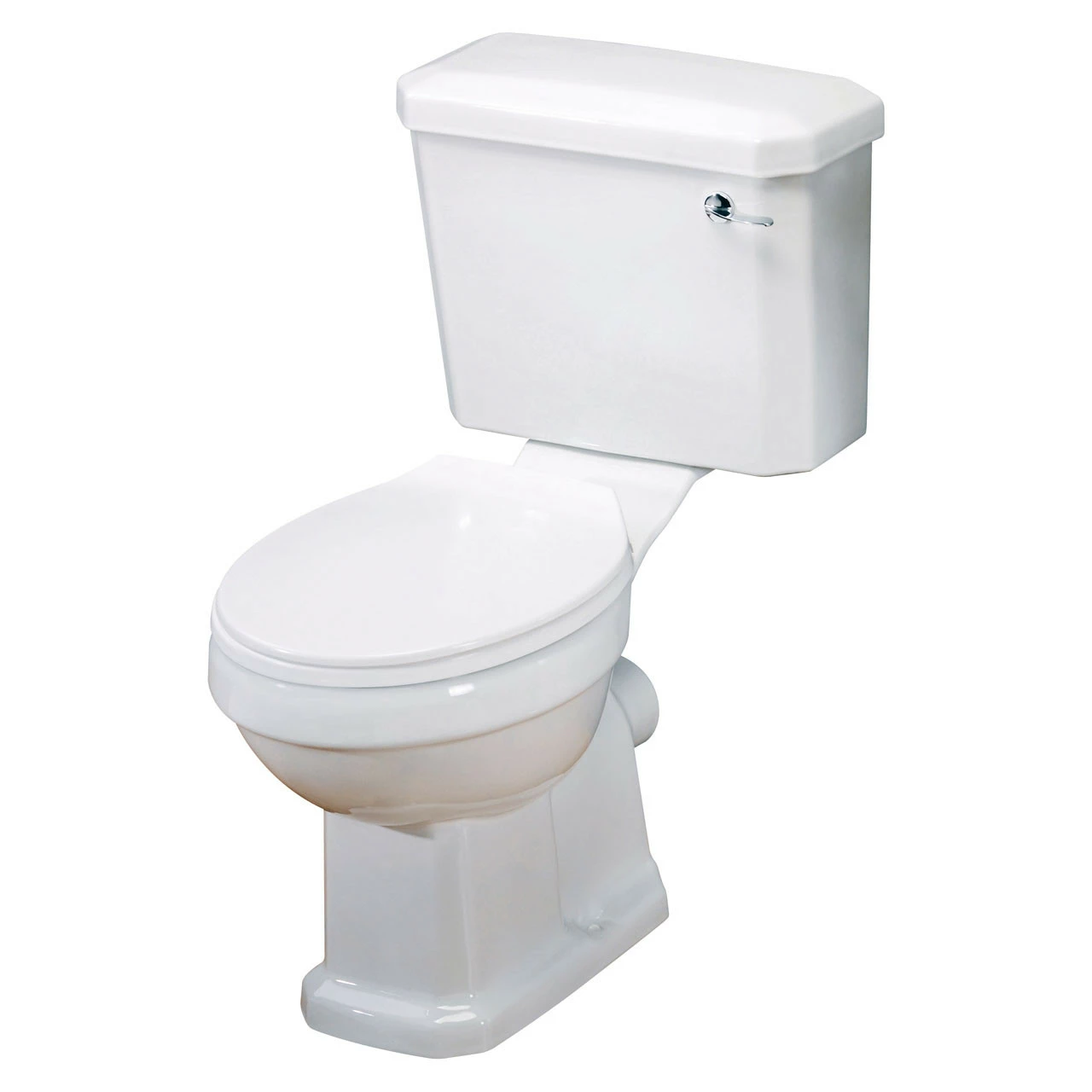 Nuie Carlton Close Coupled Toilet Pan With Cistern And Standard Toilet Seat - CCT003 3 Nuie Carlton Close Coupled Toilet Pan With Cistern And Standard Toilet Seat - CCT003