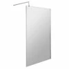 Nuie Chrome 1100mm Wetroom Shower Screen With Support Bar - WRSC11 1 Nuie Chrome 1100mm Wetroom Shower Screen With Support Bar - WRSC11 -Bathroom Products Sales Store nuie chrome 1100mm wetroom shower screen with support bar wrsc11 81696.1652445471