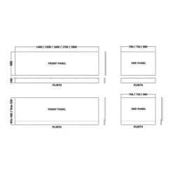 Nuie Classic Gloss White 1500mm Bath Front Panel With Plinth - BPR101 -Bathroom Products Sales Store nuie classic gloss white 1500mm bath front panel with plinth bpr101 three 90974.1652443027