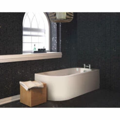 Nuie Crescent 1700mm X 725mm Left Hand Back To Wall Corner Bath - NBH209L -Bathroom Products Sales Store nuie crescent 1700mm x 725mm left hand back to wall corner bath nbh209l two 36817.1652443520