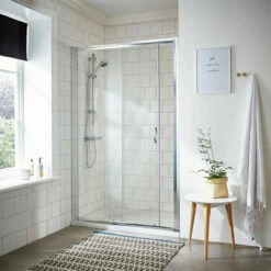 Nuie Ella 1200mm Sliding Shower Door - ERSL12