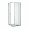 Nuie Ella 800mm Corner Entry Shower Enclosure With Square Satin Chrome Handle - ERCE8080H5 -Bathroom Products Sales Store nuie ella 800mm corner entry shower enclosure with square satin chrome handle erce8080h5 63444.1666714470