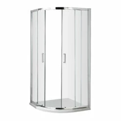 Nuie Ella 900mm Quadrant Shower Enclosure With Square Satin Chrome Handle - ERQ9H5