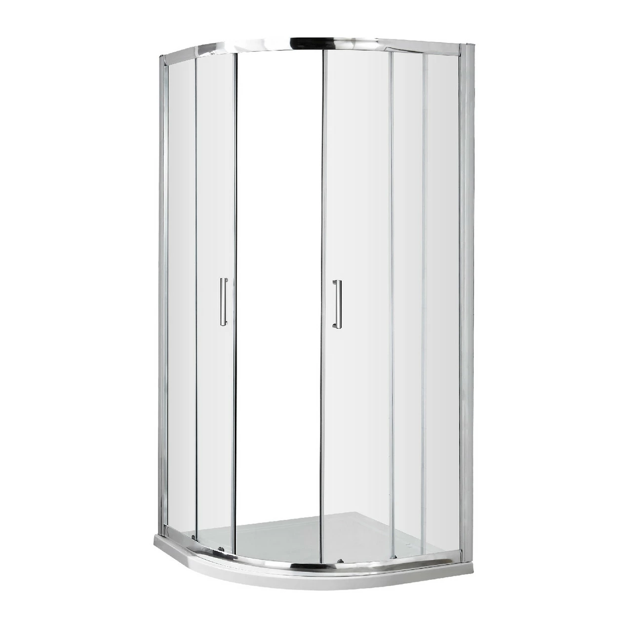 Nuie Ella 900mm Quadrant Shower Enclosure With Square Satin Chrome Handle - ERQ9H5