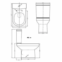 Nuie Harmony Semi Flush To Wall Toilet Pan And Cistern - CHM003 7 Nuie Harmony Semi Flush To Wall Toilet Pan And Cistern - CHM003 -Bathroom Products Sales Store nuie harmony semi flush to wall toilet pan and cistern chm003 three 44338.1652443120