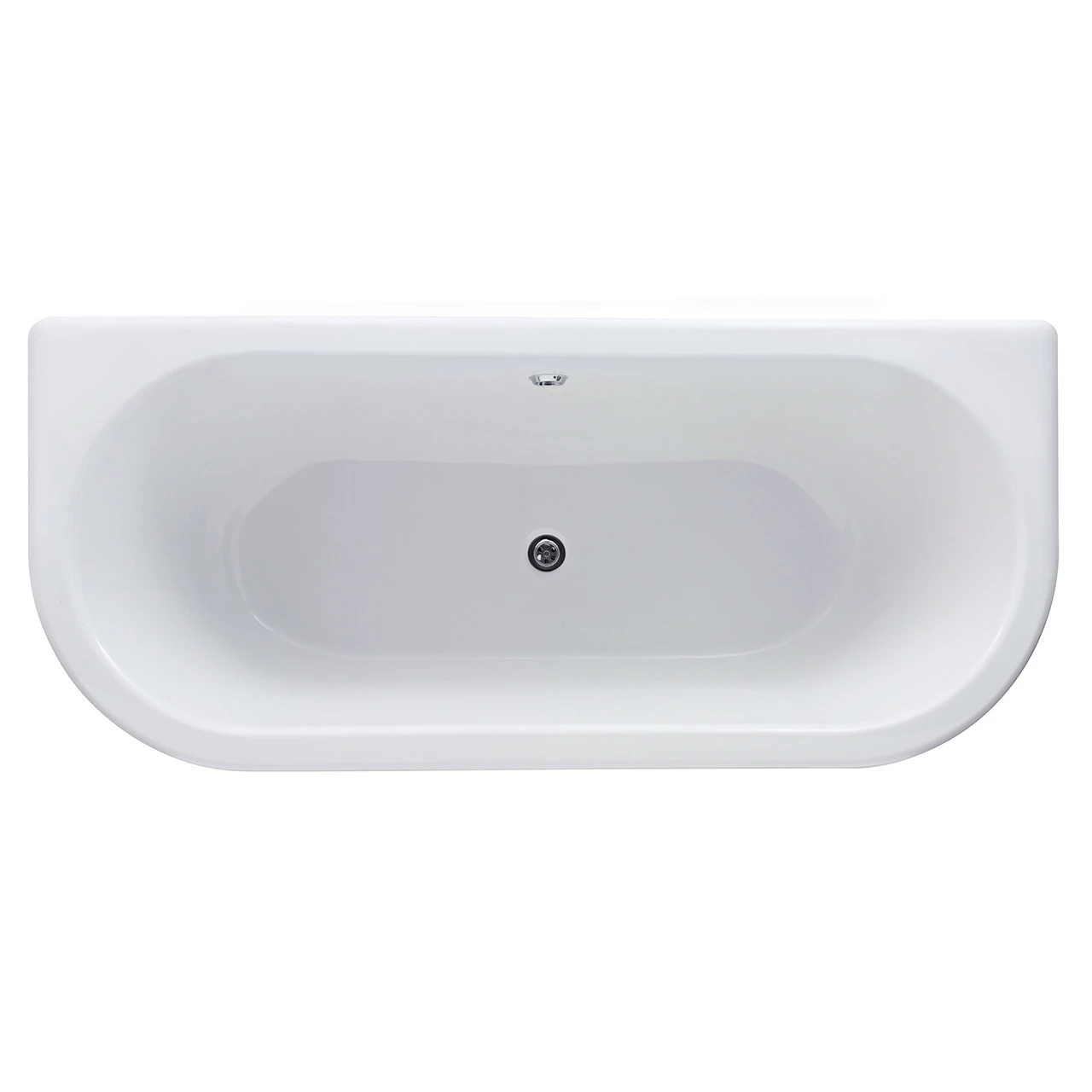 Nuie Kenton 1700mm Back To Wall Freestanding Bath With Deacon Legs - RE1701M1 4 Nuie Kenton 1700mm Back To Wall Freestanding Bath With Deacon Legs - RE1701M1 - Image 2