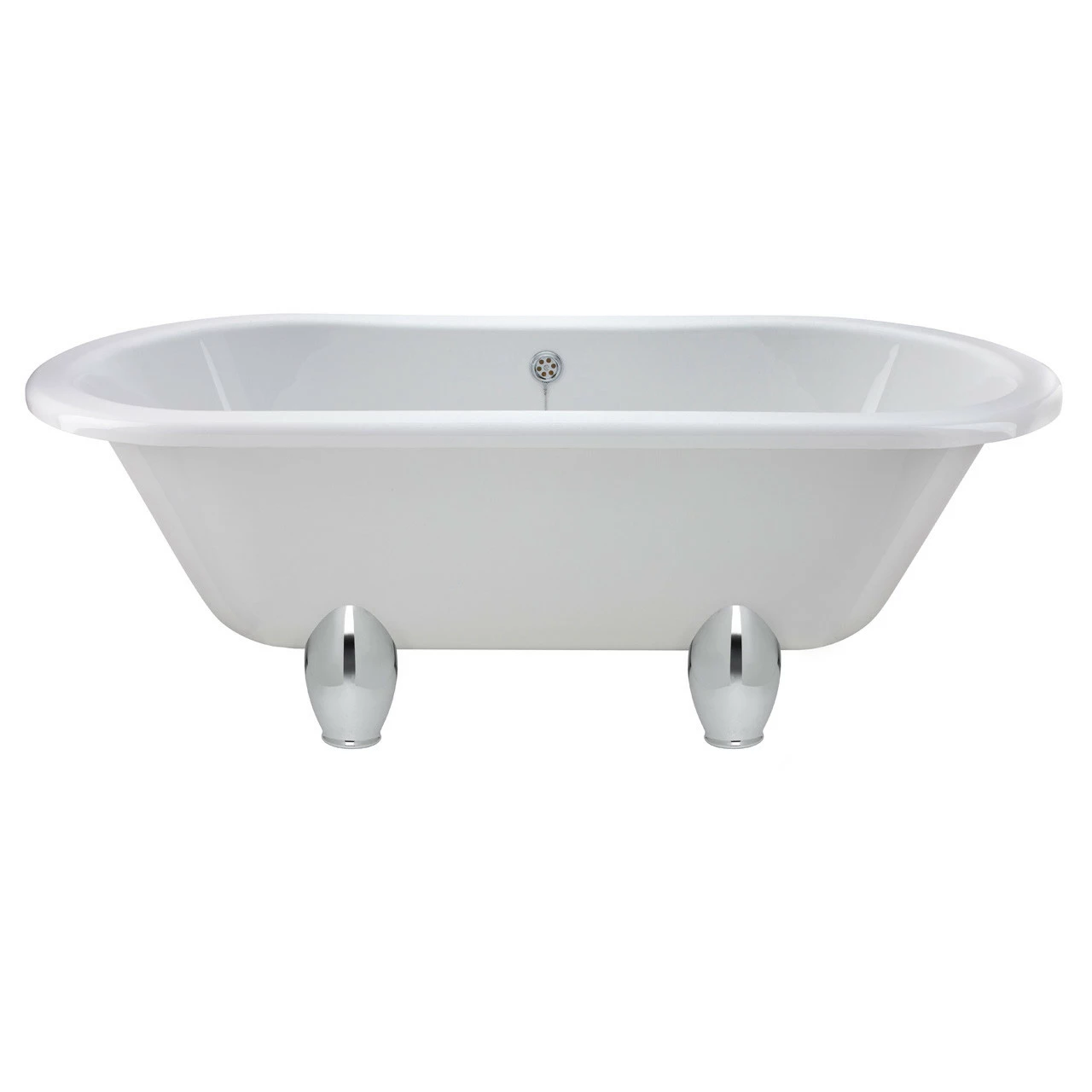 Nuie Kingsbury 1700mm Double Ended Freestanding Bath With Deacon Legs - RL1705M1 3 Nuie Kingsbury 1700mm Double Ended Freestanding Bath With Deacon Legs - RL1705M1