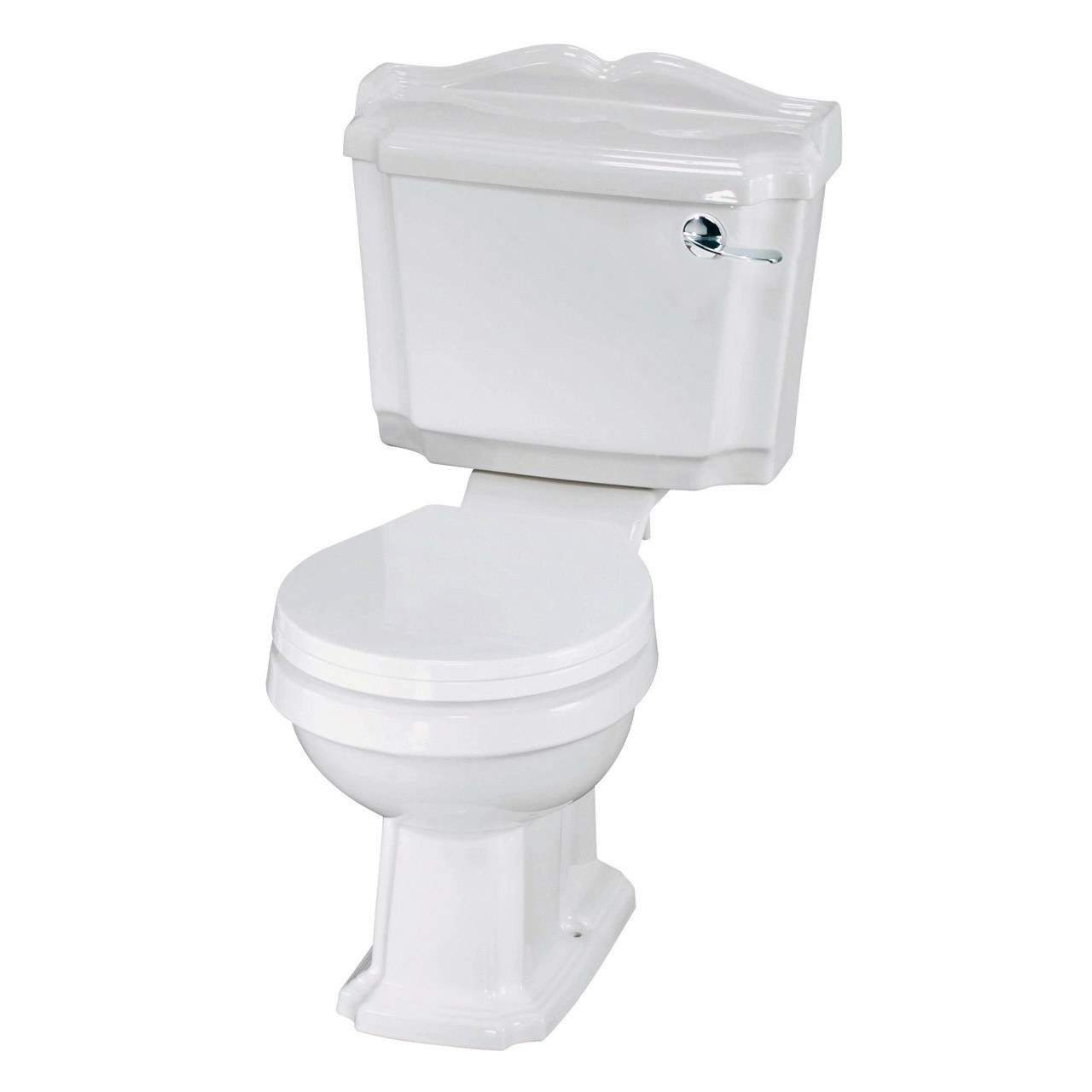 Nuie Legend Close Coupled Toilet Pan With Cistern And Toilet Seat - CLG003 3 Nuie Legend Close Coupled Toilet Pan With Cistern And Toilet Seat - CLG003