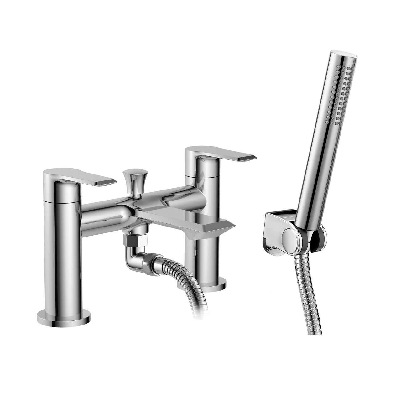 Nuie Limit Round Deck Mounted Bath And Shower Mixer Tap - LIM304 3 Nuie Limit Round Deck Mounted Bath And Shower Mixer Tap - LIM304