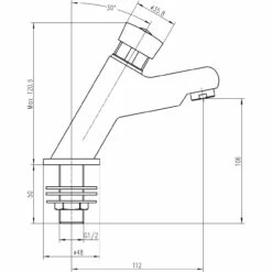 Nuie Non Concussive Basin Taps - TWS007 -Bathroom Products Sales Store nuie non concussive basin taps tws007 two 71893.1652443904