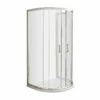 Nuie Pacific 1050mm X 925mm D-Shaped Shower Enclosure With Rounded Polished Chrome Handle - AQUD2H3 -Bathroom Products Sales Store nuie pacific 1050mm x 925mm d shaped shower enclosure with rounded polished chrome handle aqud2h3 20096.1666714503