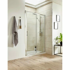 Nuie Pacific 1200mm Sliding Shower Door - AQSL12