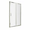 Nuie Pacific 1400mm Sliding Shower Door With Rounded Polished Chrome Handle - AQSL14H3 -Bathroom Products Sales Store nuie pacific 1400mm sliding shower door with rounded polished chrome handle aqsl14h3 11003.1666714507
