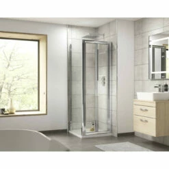 Nuie Pacific 800mm Bi-Fold Shower Door - AQBD8 6 Nuie Pacific 800mm Bi-Fold Shower Door - AQBD8 -Bathroom Products Sales Store nuie pacific 800mm bi fold shower door aqbd8 two 02242.1652442859