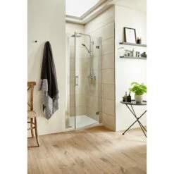 Nuie Pacific 800mm Hinged Shower Door - AQHD80